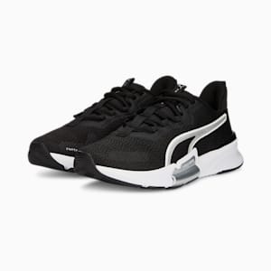 PWRFrame 2 Women's Training Shoes, PUMA Black-PUMA Silver-PUMA White, extralarge-IND