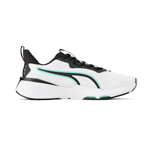 ウィメンズ トレーニング パワーフレーム 2 トレーニングシューズ, PUMA White-Electric Peppermint-PUMA Black, extralarge-JPN