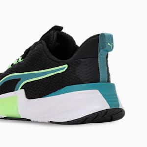 PWRFrame 2 Women's Training Shoes, PUMA Black-Bold Blue-Speed Green, extralarge-IND