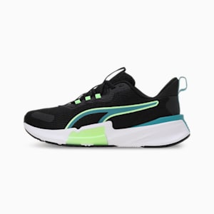 PWRFrame 2 Women's Training Shoes, PUMA Black-Bold Blue-Speed Green, extralarge-IND