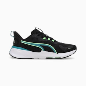 PWRFrame 2 Women's Training Shoes, PUMA Black-Bold Blue-Speed Green, extralarge-IND