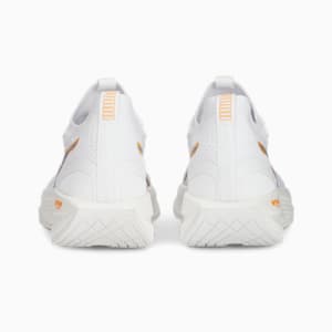PWR XX NITRO Luxe Women's Training Shoes, PUMA White-Filtered Ash-Clementine