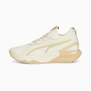 Tenis de training Mujer PWR XX NITRO Luxe, Pristine-Granola-Fast Yellow