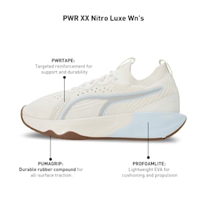PWR XX NITRO™ Luxe Women's Training Shoes, Warm White-Ash Gray-Icy Blue, extralarge-IND