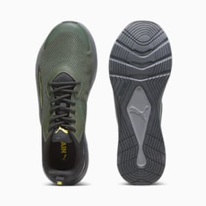 Infusion Unisex Training Shoes, Myrtle-PUMA Black-Yellow Burst, extralarge-IND