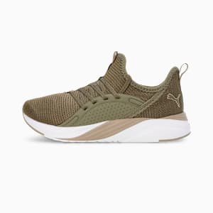 SOFTRIDE Sophia 2 Women's Running Shoes, Dark Olive-Oak Branch-PUMA Gold, extralarge-IND