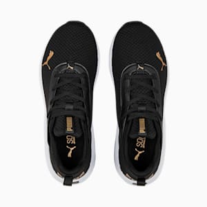 SOFTRIDE Flair Women's Running Shoes, PUMA Black-PUMA Gold, extralarge-IND