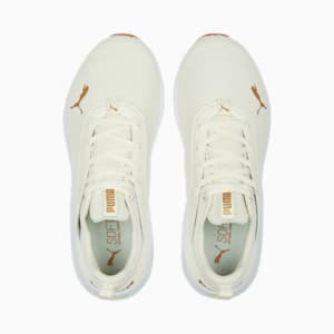 Soft ride Flair Women's Running Shoes, Pristine-PUMA Gold, extralarge