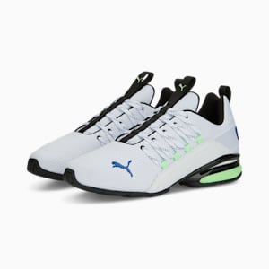 Axelion Refresh Men's Running Shoes, PUMA White-Fizzy Lime-Clyde Royal
