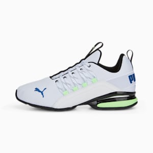 Axelion Refresh Men's Running Shoes, PUMA White-Fizzy Lime-Clyde Royal