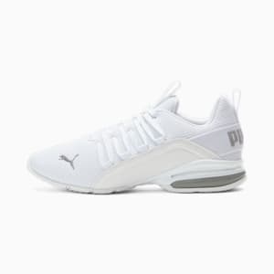 Axelion Refresh Running Shoes Men, PUMA White-PUMA Silver, extralarge