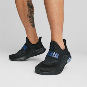 Softride Enzo Evo Slip Unisex Running Shoes, PUMA Black-Blazing Blue