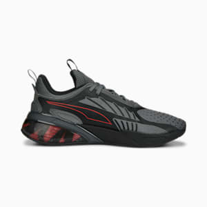 X-Cell Action Soft Focus Unisex Running Shoes, Cool Dark Gray-PUMA Black-For All Time Red