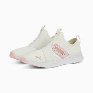 Better Foam Prowl Slip Flor Women's Training Shoes, Warm White-Rose Dust-PUMA White