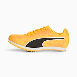 evoSPEED Star 8 Big Kids' Track Spikes, Sun Stream-Sunset Glow-PUMA Black, extralarge