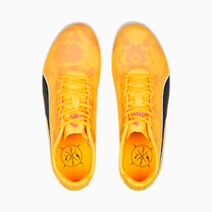 Tenis evoSPEED Star 8 Track and Field para adolescentes, Sun Stream-Sunset Glow-PUMA Black, extralarge