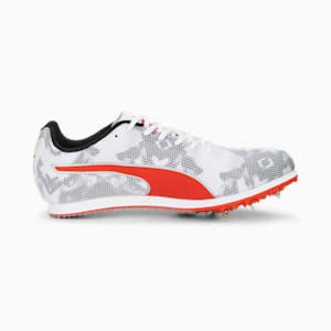 evoSPEED Star 8 Big Kids' Track Spikes, PUMA Black-PUMA White-PUMA Red, extralarge