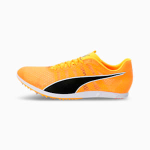evoSPEED Distance 11 Track and Field Men's Running Shoes, Sun Stream-PUMA Black-PUMA Silver, extralarge-IND