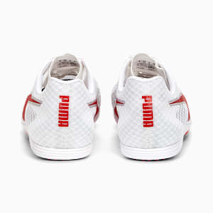 メンズ ランニング エヴォスピード ディスタンス 11 陸上用 スパイク, PUMA White-PUMA Red-Metallic Silver, extralarge-JPN