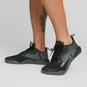 Fuse 2.0 Tiger Camo Men's Training Shoes, PUMA Black-Cool Dark Gray-Cool Mid Gray, extralarge-IND