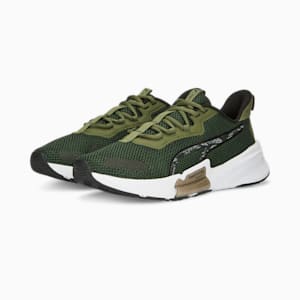 PWRFrame TR 2 Tiger Camo Training Shoes Men, Green Moss-PUMA Black