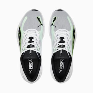 Redeem Profoam Running Shoes, PUMA White-PUMA Black-Fizzy Lime