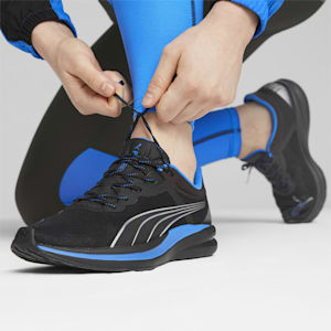 Redeem Profoam Unisex Running Shoes, PUMA Black-Ultra Blue-PUMA Silver, extralarge-IND