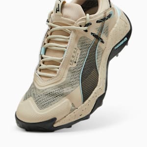 ウィメンズ シーズンズ エクスプロア ニトロ ゴアテックス ランニングシューズ, Putty-Turquoise Surf-PUMA Black, extralarge-JPN