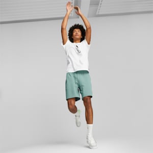 Court Rider Chaos Jewel Basketball Shoes, PUMA White-Fizzy Lime