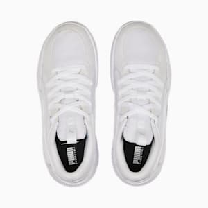 メンズ バスケットボール プーマ コート アンド ライダー ジュエル バスケットボールシューズ, PUMA White-PUMA Black, extralarge-JPN