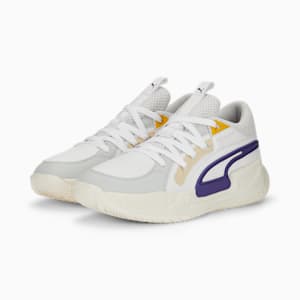 Tenis de basquetbol Court Rider Chaos Slash, PUMA White-Team Violet, extralarge