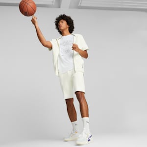 Tenis de basquetbol Court Rider Chaos Slash, PUMA White-Team Violet, extralarge