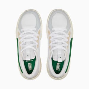 Court Rider Chaos Slash Men's Basketball Shoes, PUMA White-Archive Green