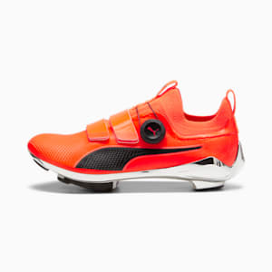 PWRSPIN Indoor Cycling Shoes, Ultra Orange-PUMA Black, extralarge