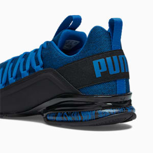 Zapatos para correr Axelion Bubble de hombre, PUMA Team Royal-PUMA Black, extragrande