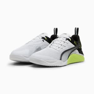 Fuse 3.0 Men's Training Shoes, Silver Mist-Lime Pow-PUMA Black, extralarge