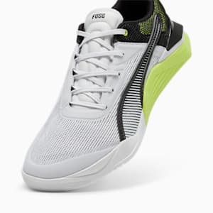 Tenis de entrenamiento para hombre Fuse 3.0, Silver Mist-Lime Pow-PUMA Black, extralarge