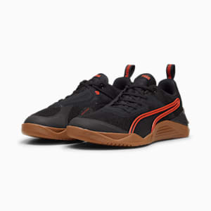 Tenis de entrenamiento para hombre Fuse 3.0, PUMA Black-Redmazing, extralarge