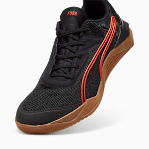 メンズ フューズ 3.0 トレーニング シューズ, PUMA Black-Redmazing, extralarge-JPN