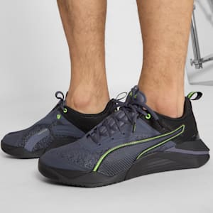 Fuse 3.0 Men's Training Shoes, Galactic Gray-PUMA Black-Green Glare, extralarge