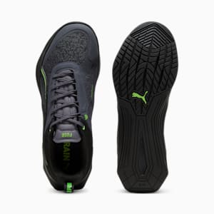 Fuse 3.0 Men's Training Shoes, Galactic Gray-PUMA Black-Green Glare, extralarge