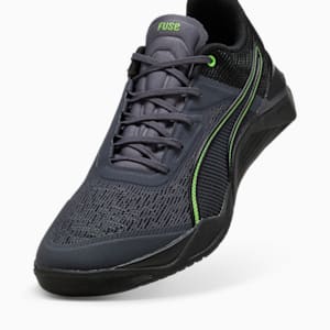 Fuse 3.0 Men's Training Shoes, Galactic Gray-PUMA Black-Green Glare, extralarge