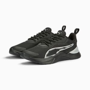 Infusion Women's Training Shoes, PUMA Black-PUMA Silver, extralarge-IND