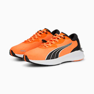 Electrify Nitro 2 Youth Running Shoes, Ultra Orange-PUMA Black-PUMA Silver, extralarge-IND