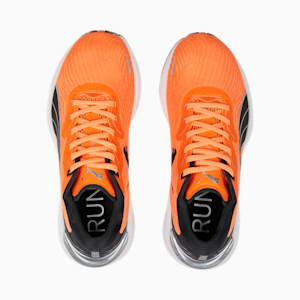 Electrify Nitro 2 Youth Running Shoes, Ultra Orange-PUMA Black-PUMA Silver, extralarge-IND
