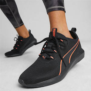 SOFTRIDE Cruise 2 Unisex Running Shoes, PUMA Black-Neon Sun, extralarge-IND