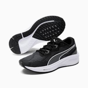 Zapatos para correr Aviator ProFoam Sky para niños grandes, PUMA Black-PUMA White, extragrande