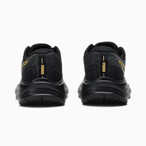 Zapatos para correr Aviator ProFoam Sky para niños grandes, PUMA Black-Puma Team Gold, extragrande