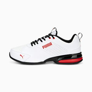 Tazon Advance Bold Men's Sneakers, PUMA White-PUMA Black-For All Time Red