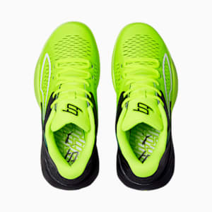 Stewie 1 Quiet Fire Women's Basketball Shoes, Lime Squeeze-PUMA Black